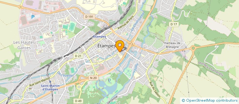 localisation de l'entreprise SYNDICAT DE COPROPRIETE à ETAMPES