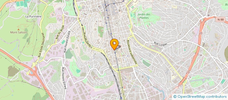 localisation de l'entreprise SYNDICAT DE COPROPRIETE  SAINT-ETIENNE