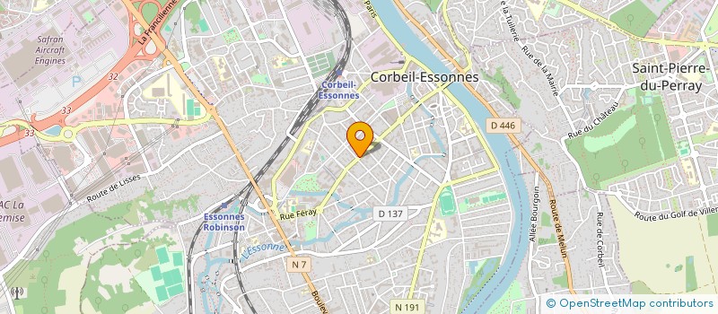 localisation de l'entreprise SYNDICAT DE COPROPRIETE à CORBEIL-ESSONNES