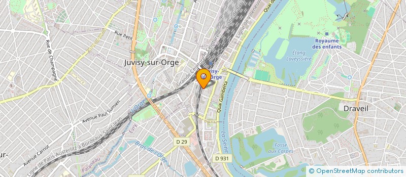 localisation de l'entreprise SYNDICAT DE COPROPRIETE à JUVISY-SUR-ORGE