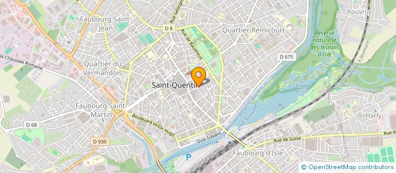 localisation de l'entreprise SYNDICAT DE COPROPRIETE à SAINT-QUENTIN