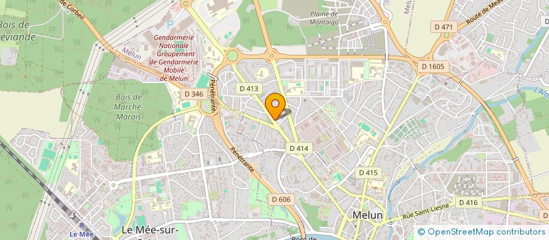 localisation de l'entreprise SYNDICAT DE COPROPRIETE 44 AV PATTON à MELUN