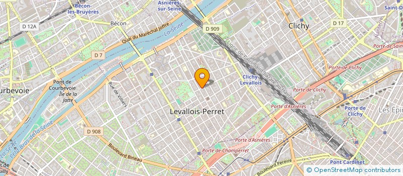 localisation de l'entreprise SYNDICAT DE COPROPRIETE à LEVALLOIS-PERRET