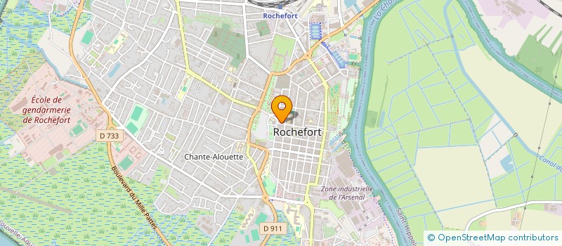 localisation de l'entreprise SYNDICAT DE COPROPRIETE  ROCHEFORT