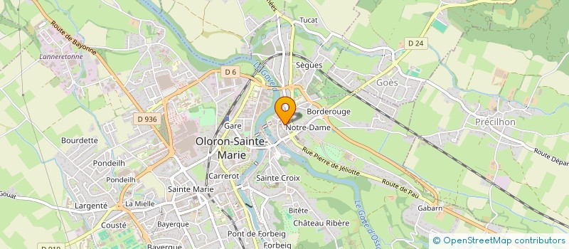 localisation de l'entreprise SYNDICAT DE COPROPRIETE  OLORON-SAINTE-MARIE