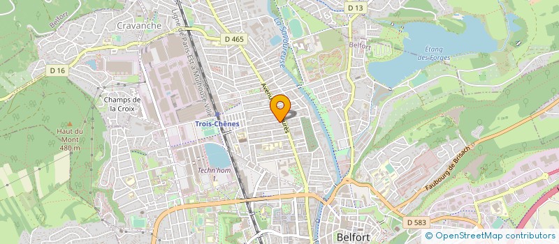 localisation de l'entreprise SYNDICAT DE COPROPRIETE 5 RUE DE LILLE à BELFORT