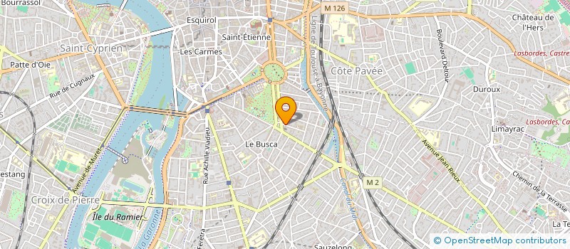 localisation de l'entreprise SYNDICAT DE COPROPRIETE 5 RUE MONDRAN à TOULOUSE