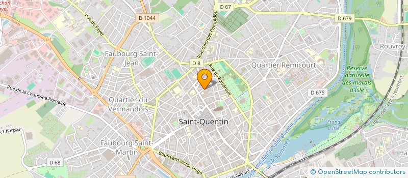 localisation de l'entreprise SYNDICAT DE COPROPRIETE 5 RUE PAUL DOUMER à SAINT-QUENTIN