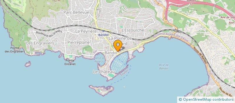 localisation de l'entreprise SYNDICAT DE COPROPRIETE 5 TER RUE DE LA REPUBLIQUE à BANDOL