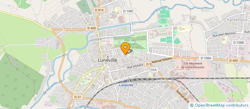 localisation de l'entreprise SYNDICAT DE COPROPRIETE à LUNEVILLE
