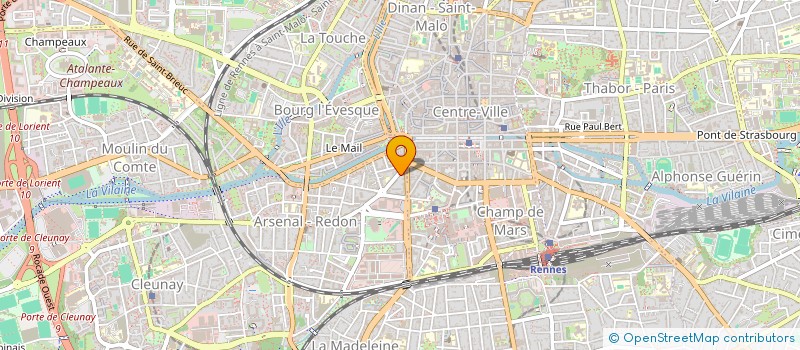 localisation de l'entreprise SYNDICAT DE COPROPRIETE  RENNES