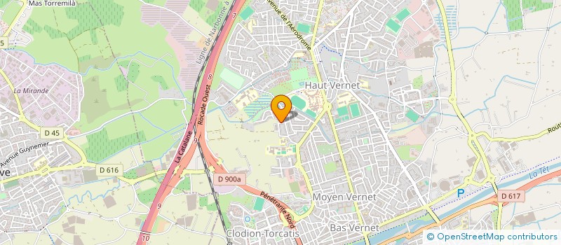 localisation de l'entreprise SYNDICAT DE COPROPRIETE 57 ET 59 RUE DES CANARIS 66000 PERPIGNAN  PERPIGNAN