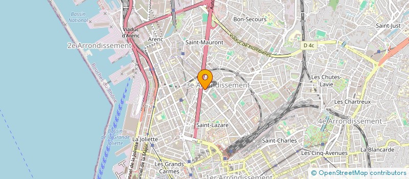 localisation de l'entreprise SYNDICAT DE COPROPRIETE 59 RUE HOCHE  MARSEILLE