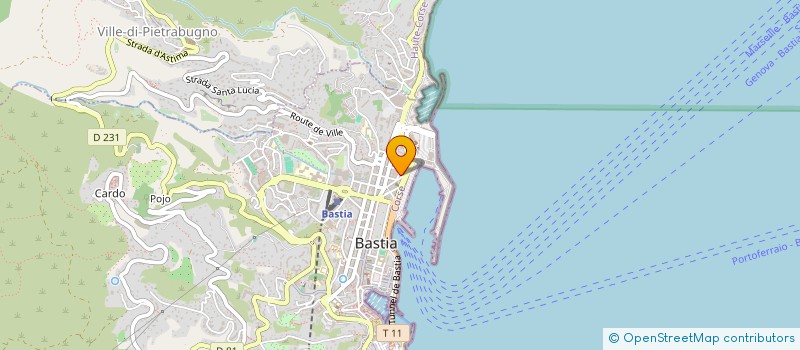localisation de l'entreprise SYNDICAT DE COPROPRIETE 6 RUE LUCE DE CASABIANCA à BASTIA