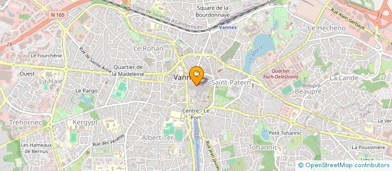 localisation de l'entreprise SYNDICAT DE COPROPRIETE 6 RUE SAINT SALOMON à VANNES
