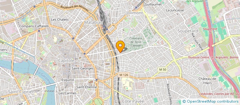 localisation de l'entreprise SYNDICAT DE COPROPRIETE 6 RUE VALLEIX à TOULOUSE