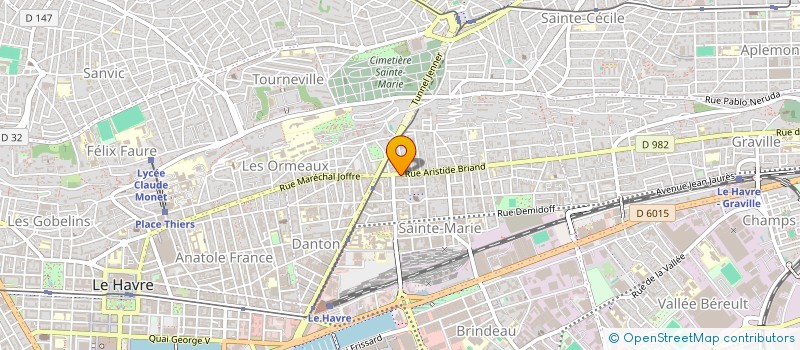 localisation de l'entreprise SYNDICAT DE COPROPRIETE à LE HAVRE