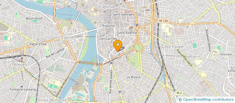 localisation de l'entreprise SYNDICAT DE COPROPRIETE 9 RUE DARQUIER  TOULOUSE