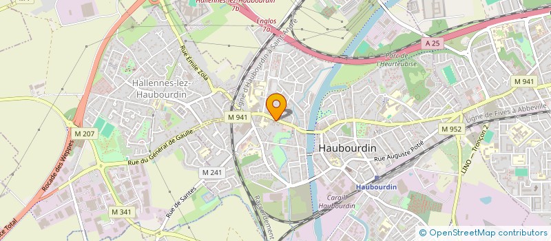 localisation de l'entreprise SYNDICAT DE COPROPRIETE  HAUBOURDIN