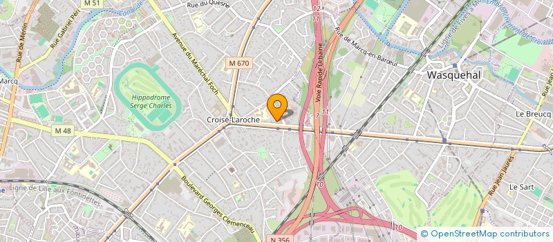 localisation de l'entreprise SYNDICAT DE COPROPRIETE à MARCQ-EN-BARŒUL
