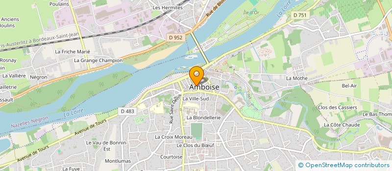 localisation de l'entreprise SYNDICAT DE COPROPRIETE  AMBOISE