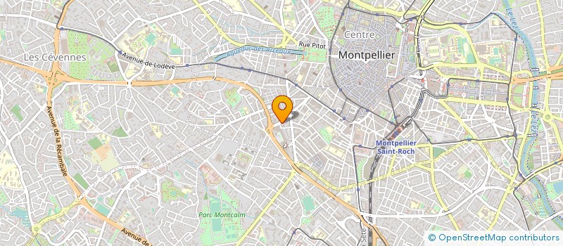 localisation de l'entreprise SYNDICAT DE COPROPRIETE ADAM DE CRAPONNE à MONTPELLIER