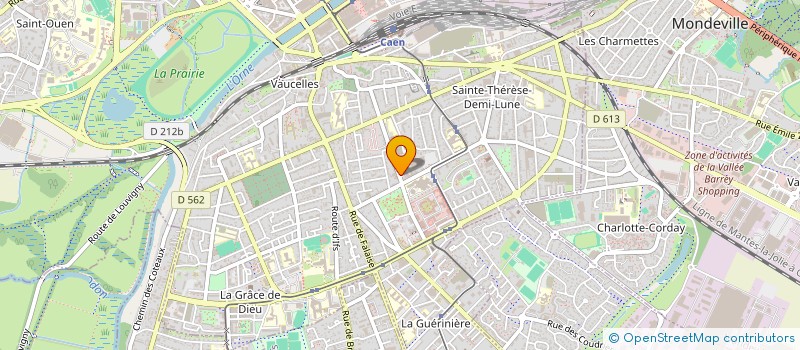localisation de l'entreprise SYNDICAT DE COPROPRIETE ALBERT 1 ER à CAEN