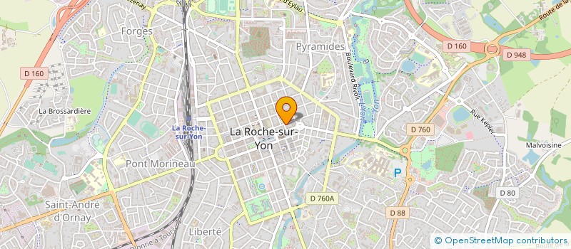 localisation de l'entreprise SYNDICAT DE COPROPRIETE ALBERT 1ER à LA ROCHE-SUR-YON