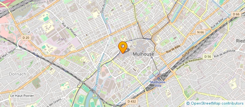 localisation de l'entreprise SYNDICAT DE COPROPRIETE ARSENAL  MULHOUSE