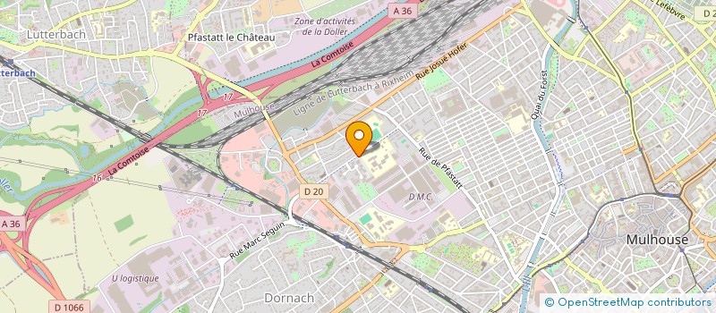 localisation de l'entreprise SYNDICAT DE COPROPRIETE ASL GARAGES DMC  MULHOUSE