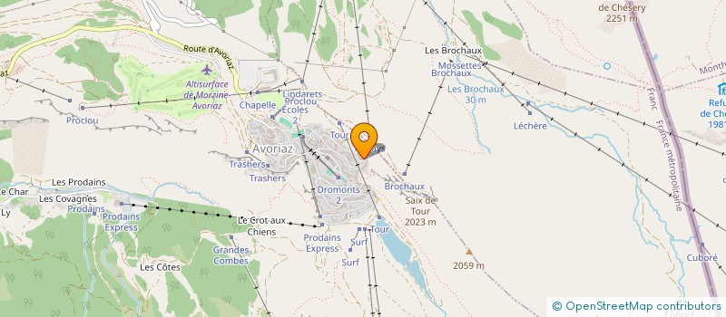 localisation de l'entreprise SYNDICAT DE COPROPRIETE ASTER MS27302  MORZINE