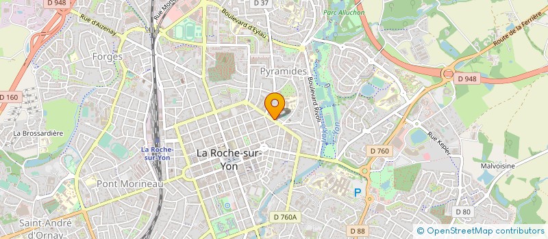 localisation de l'entreprise SYNDICAT DE COPROPRIETE ASTRID à LA ROCHE-SUR-YON