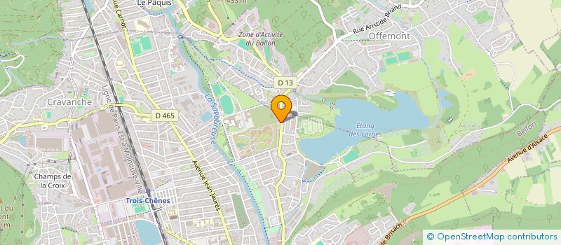 localisation de l'entreprise SYNDICAT DE COPROPRIETE AV JEAN MOULIN  BELFORT