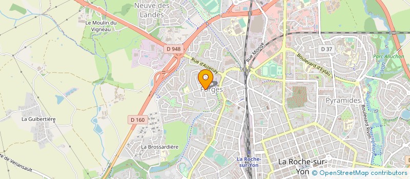 localisation de l'entreprise SYNDICAT DE COPROPRIETE BATICOOP à LA ROCHE-SUR-YON