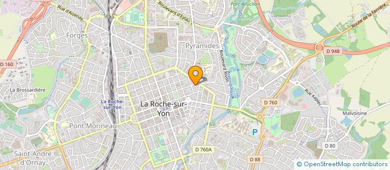 localisation de l'entreprise SYNDICAT DE COPROPRIETE BAUDELAIRE à LA ROCHE-SUR-YON