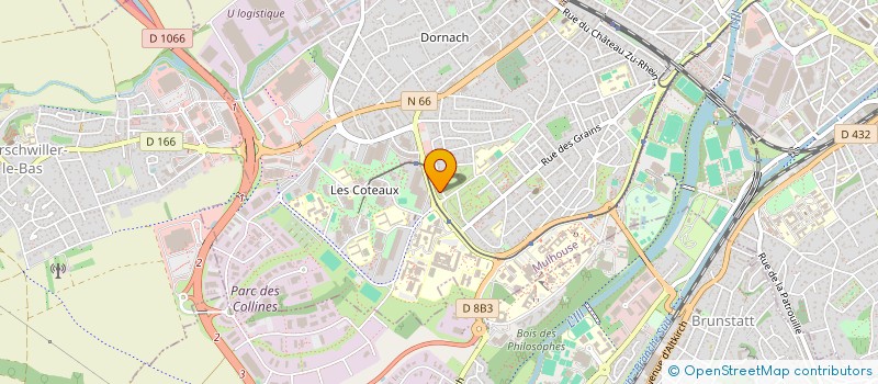 localisation de l'entreprise SYNDICAT DE COPROPRIETE BEL AIR G2  MULHOUSE