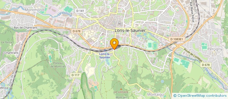 localisation de l'entreprise SYNDICAT DE COPROPRIETE BEL HORIZON  LONS-LE-SAUNIER