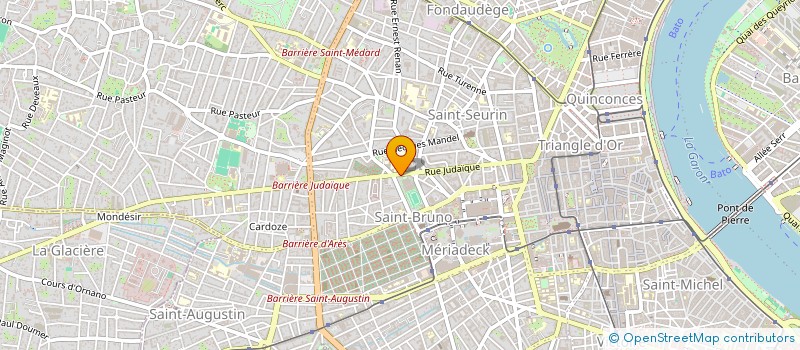 localisation de l'entreprise SYNDICAT DE COPROPRIETE BENEVOLE 170 JUDAIQUE  BORDEAUX