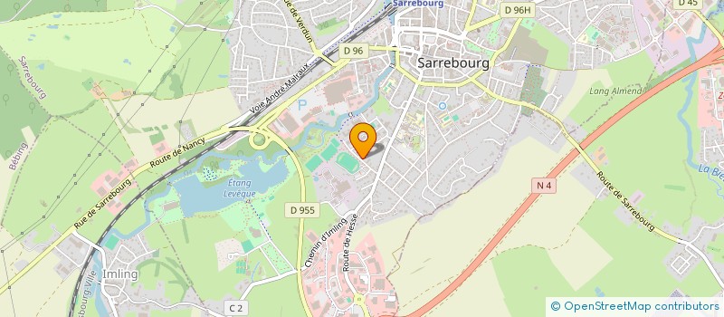 localisation de l'entreprise SYNDICAT DE COPROPRIETE BOFFRAND  SARREBOURG