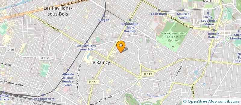 localisation de l'entreprise SYNDICAT DE COPROPRIETE BOSQUETS  LE RAINCY