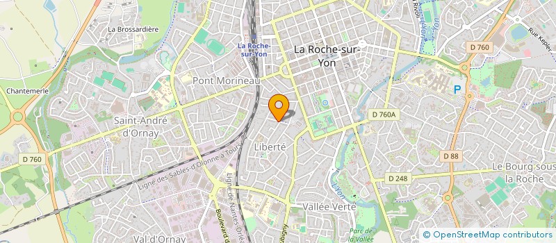 localisation de l'entreprise SYNDICAT DE COPROPRIETE BOUTONS D'OR à LA ROCHE-SUR-YON