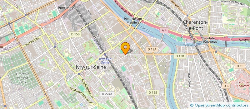 localisation de l'entreprise SYNDICAT DE COPROPRIETE BRANDEBOURG à IVRY-SUR-SEINE