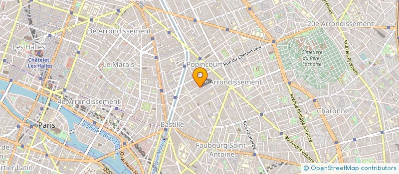 localisation de l'entreprise SYNDICAT DE COPROPRIETE BREGUET  PARIS