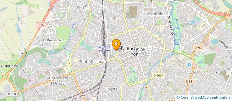 localisation de l'entreprise SYNDICAT DE COPROPRIETE BRIAND à LA ROCHE-SUR-YON