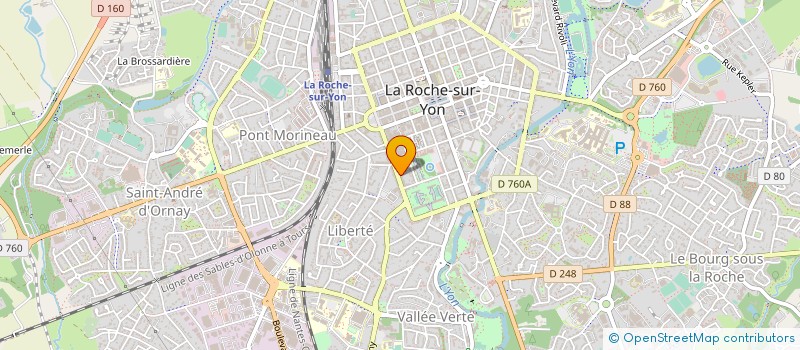 localisation de l'entreprise SYNDICAT DE COPROPRIETE BRIAND à LA ROCHE-SUR-YON