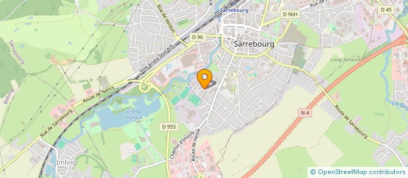 localisation de l'entreprise SYNDICAT DE COPROPRIETE BRUANT  SARREBOURG