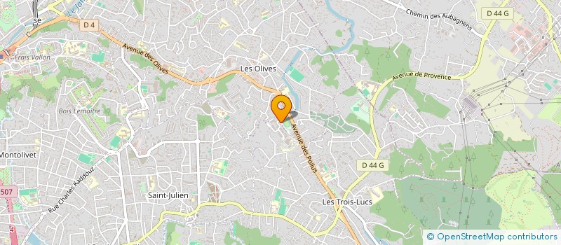 localisation de l'entreprise SYNDICAT DE COPROPRIETE CAP TERRE REPRESENTE PAR FONCIA à MARSEILLE