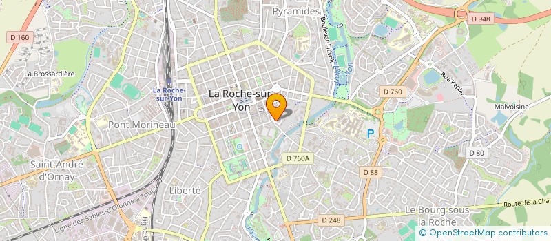 localisation de l'entreprise SYNDICAT DE COPROPRIETE CAPUCINES à LA ROCHE-SUR-YON