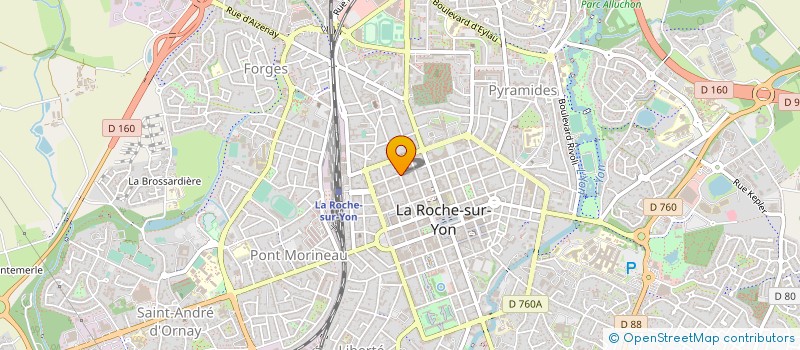 localisation de l'entreprise SYNDICAT DE COPROPRIETE CASTELNAU à LA ROCHE-SUR-YON