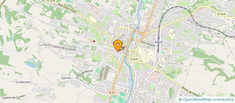 localisation de l'entreprise SYNDICAT DE COPROPRIETE CAUMER  AUCH